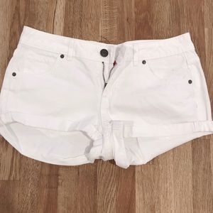H&M White Jean Shorts